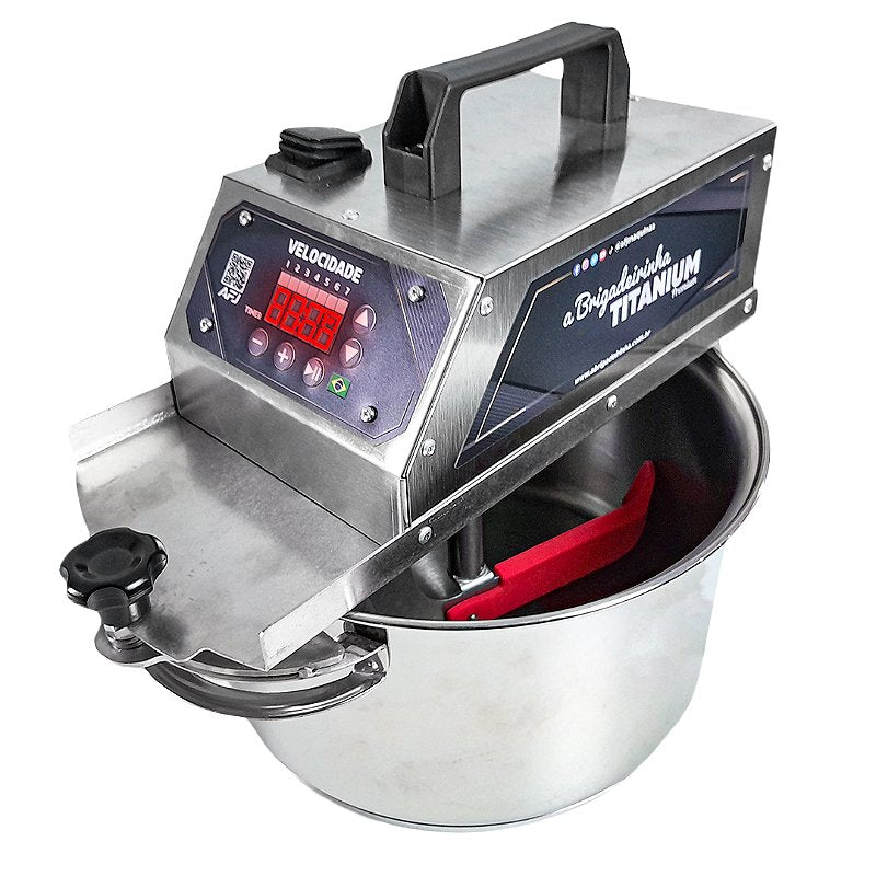 Panela para mexer doces - INOX 24 cm - Titanium Premium