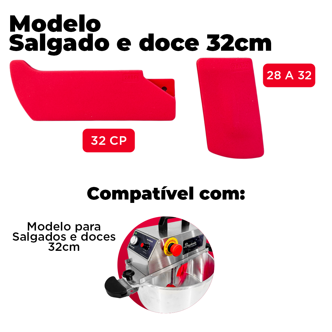 Silicone para Novo raspador - 24 cm à 36 cm