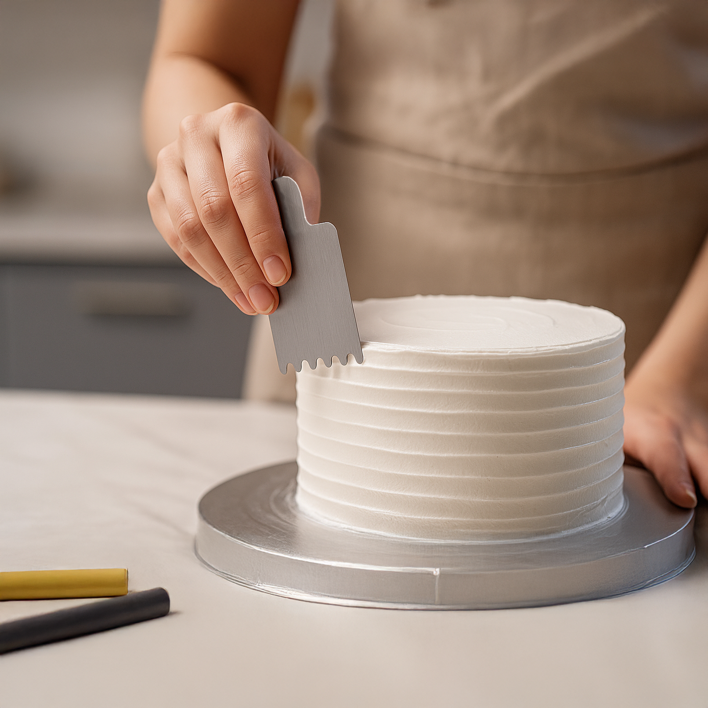 Kit de Mini Espátulas de Inox - 10 unidades