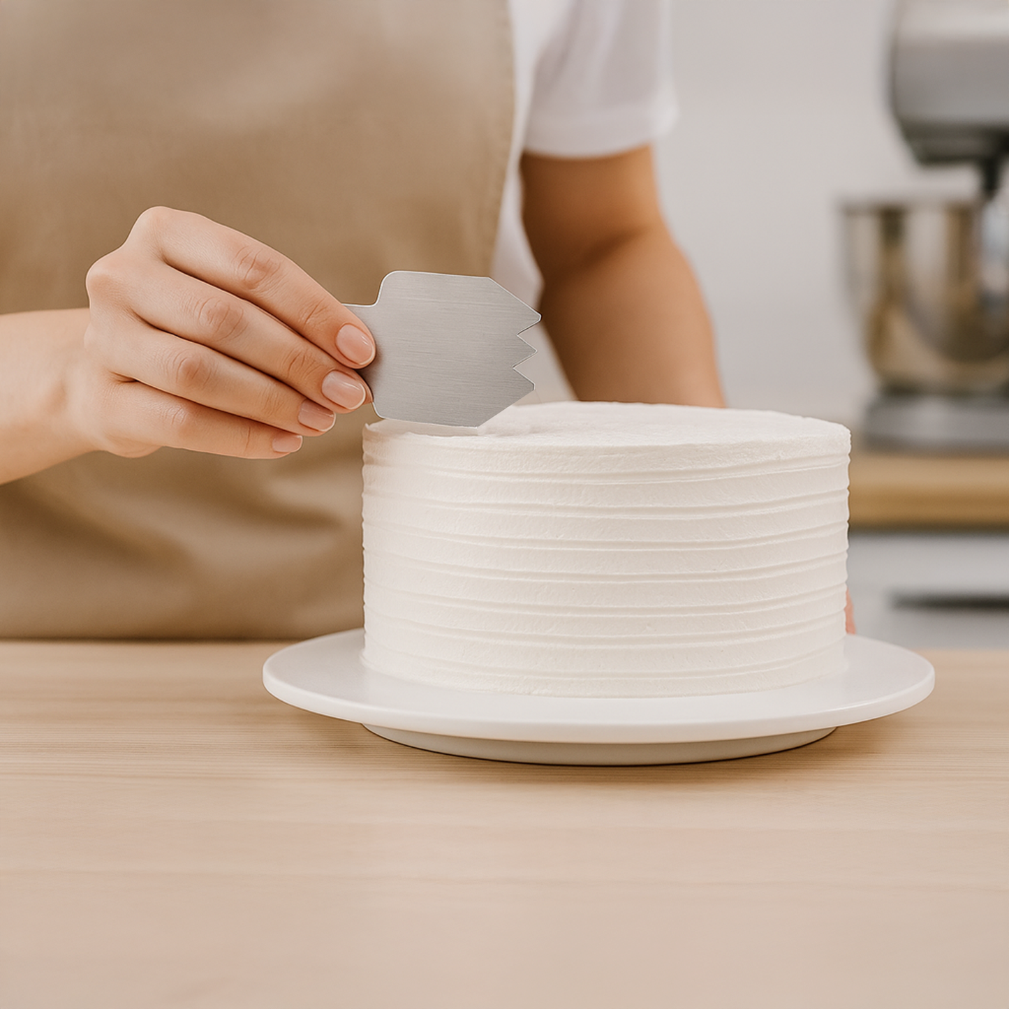 Kit de Mini Espátulas de Inox - 10 unidades