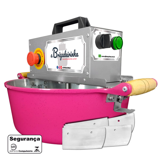 Panela para mexer doces 32 cm - Modelo Silver