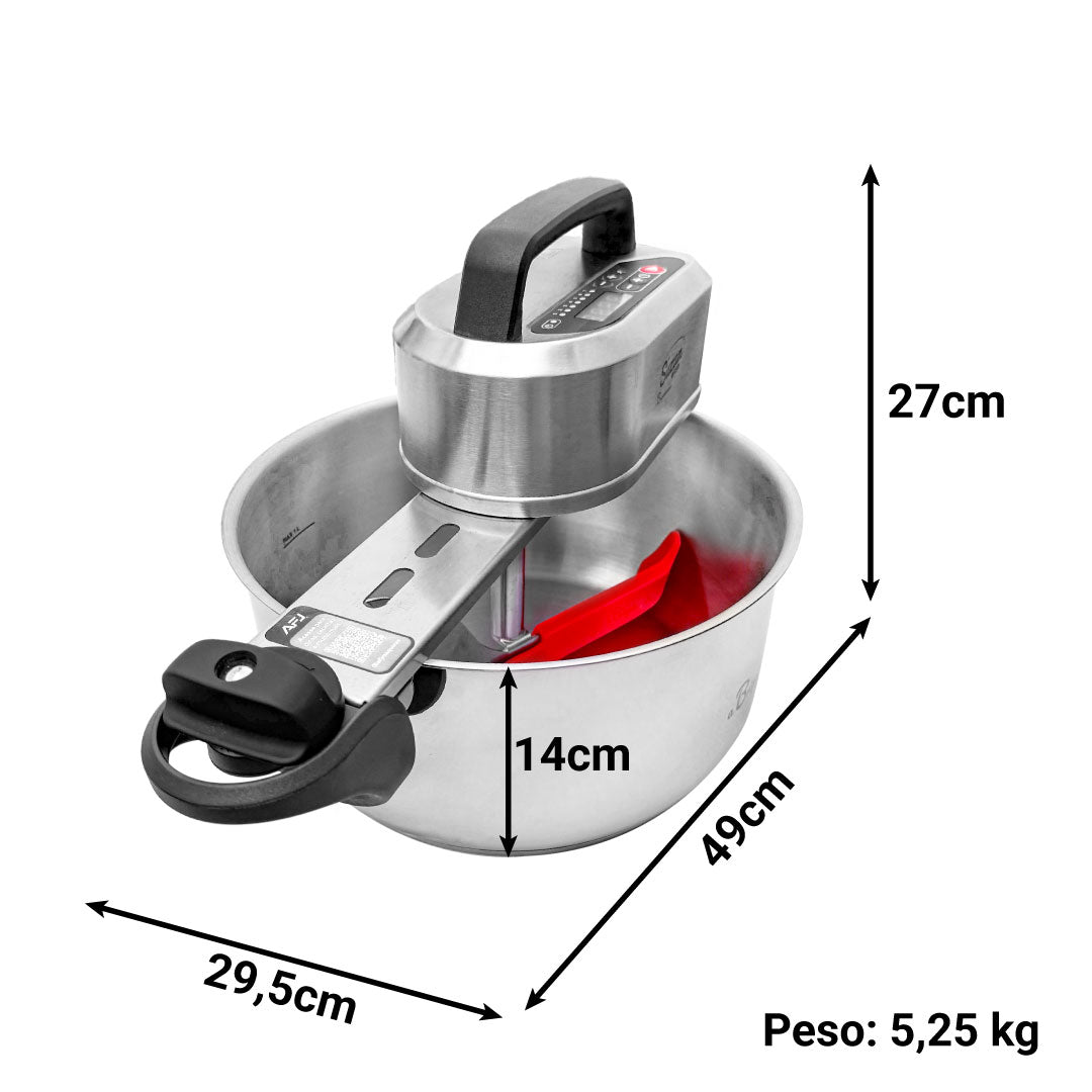 Panela para Mexer Doces Suzan Pro Inox 28cm