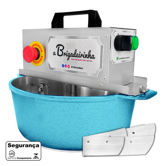 Panela para mexer doces 28 cm - Modelo Silver