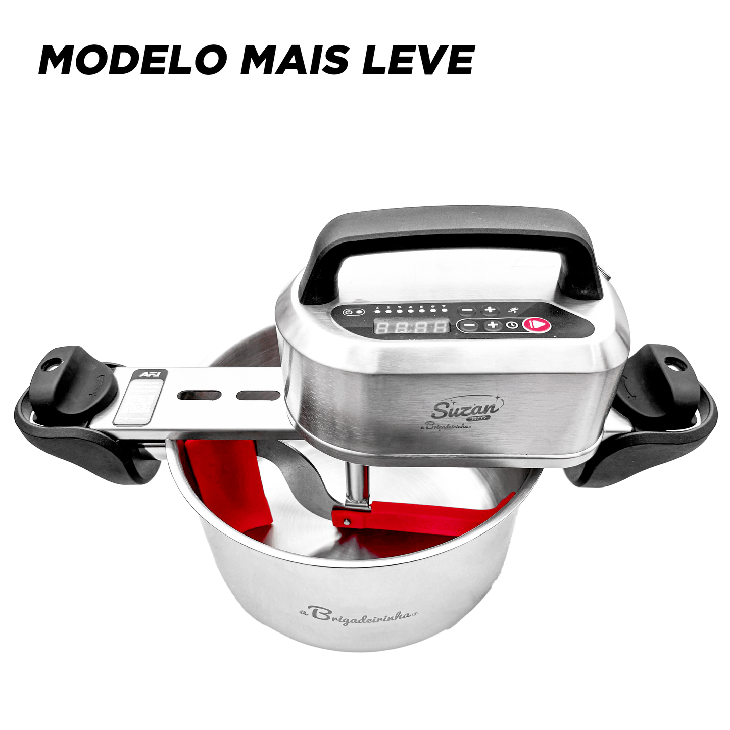 Panela para Mexer Doces Suzan Pro Inox 24cm