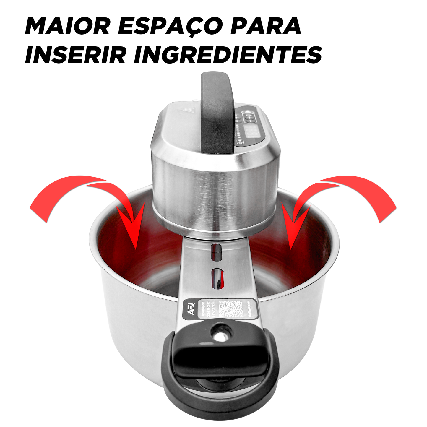 Panela para Mexer Doces Suzan Pro Inox 24cm