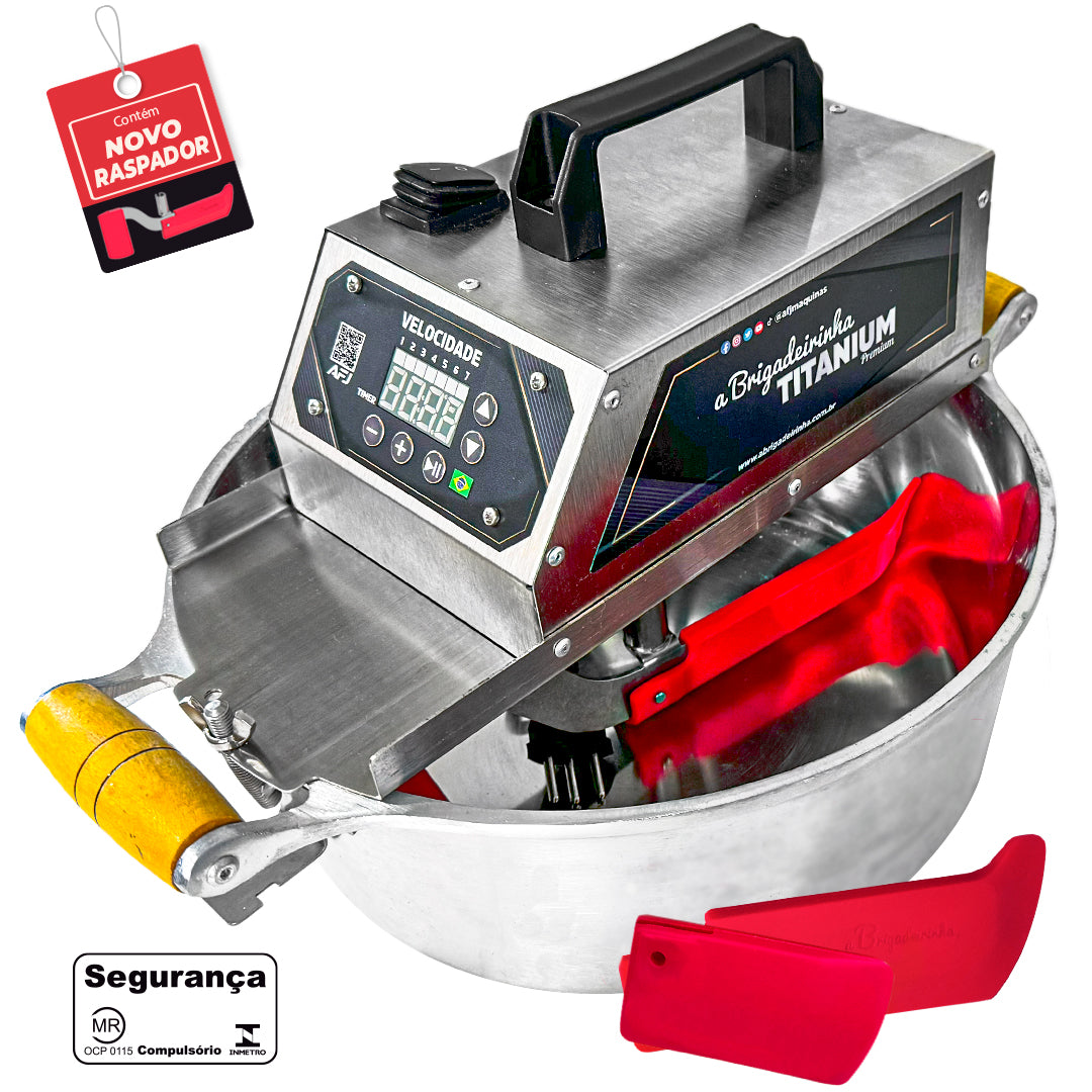 Panela para mexer doces - 32 cm - Titanium Premium