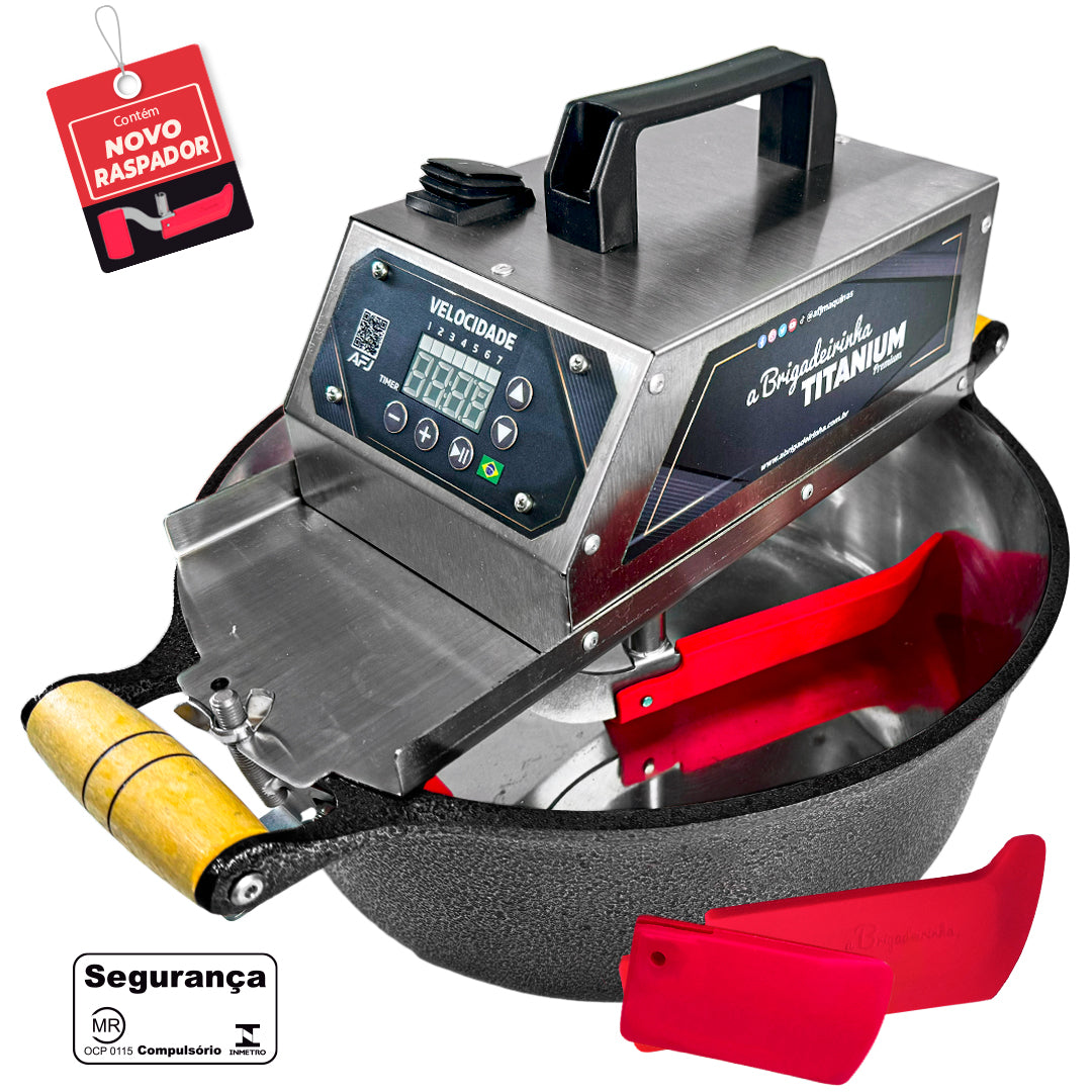 Panela para mexer doces - 32 cm - Titanium Premium