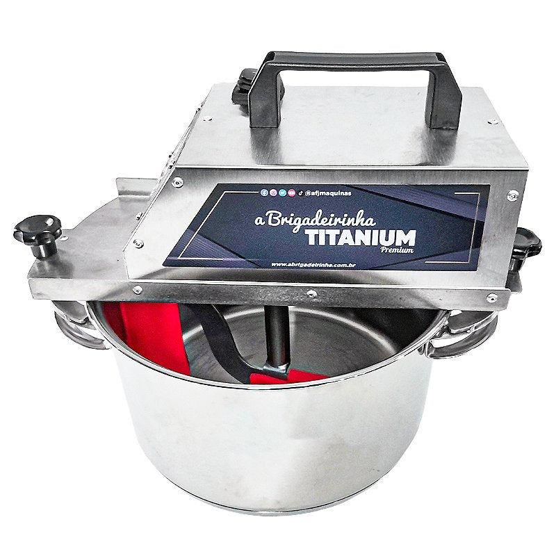 Panela para mexer doces - INOX 24 cm - Titanium Premium