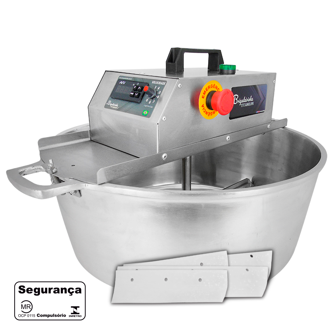 PANELA PARA MEXER DOCES 50 CM - MODELO TITANIUM – A Brigadeirinha