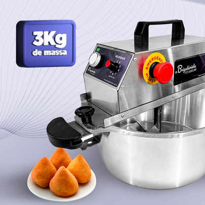 Panela para mexer salgados e doces 32 cm Titanium