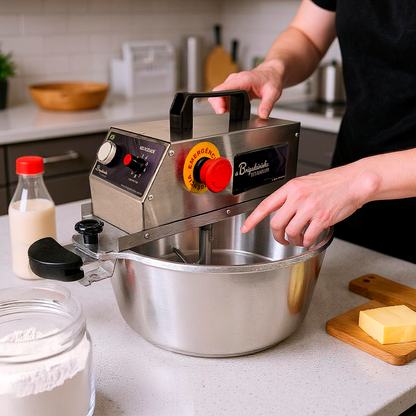 Panela para mexer salgados e doces 32 cm Titanium