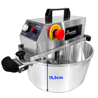 Panela para mexer salgados e doces 32 cm Titanium