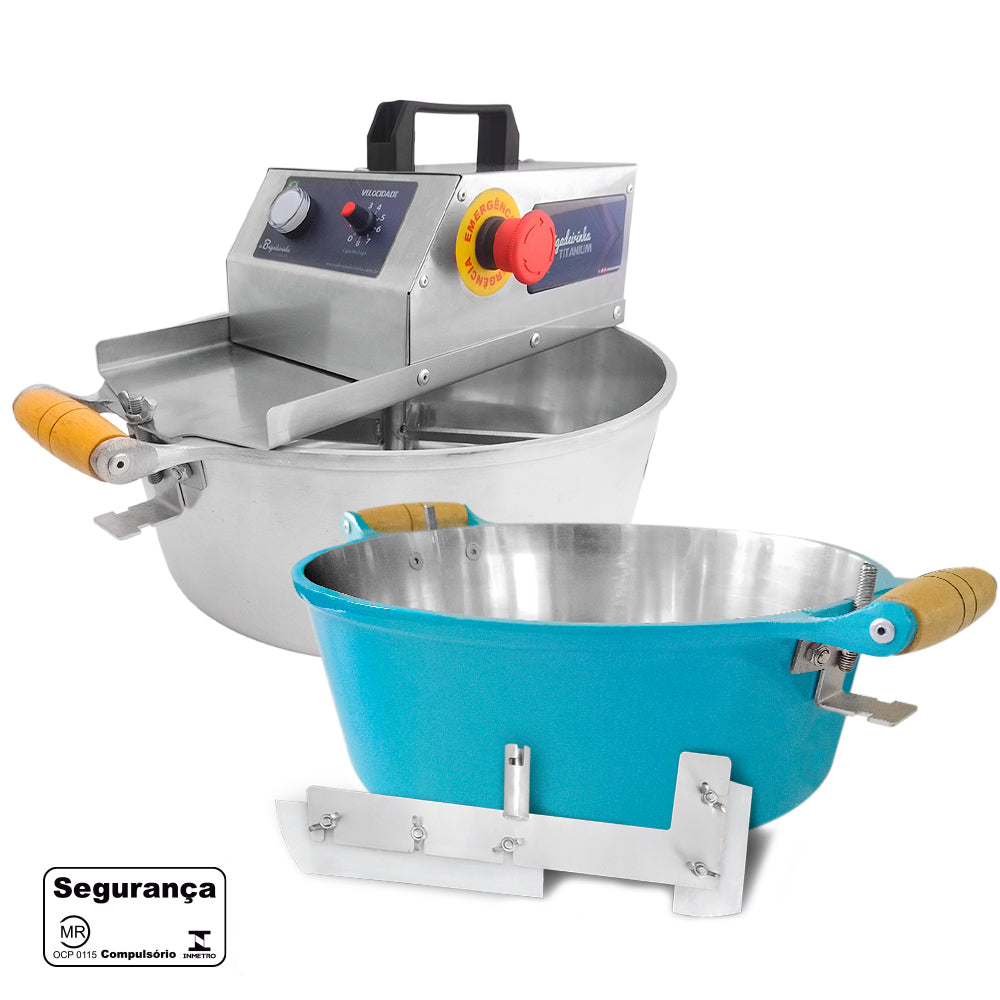 Panela para mexer salgado + doce 36 cm Titanium