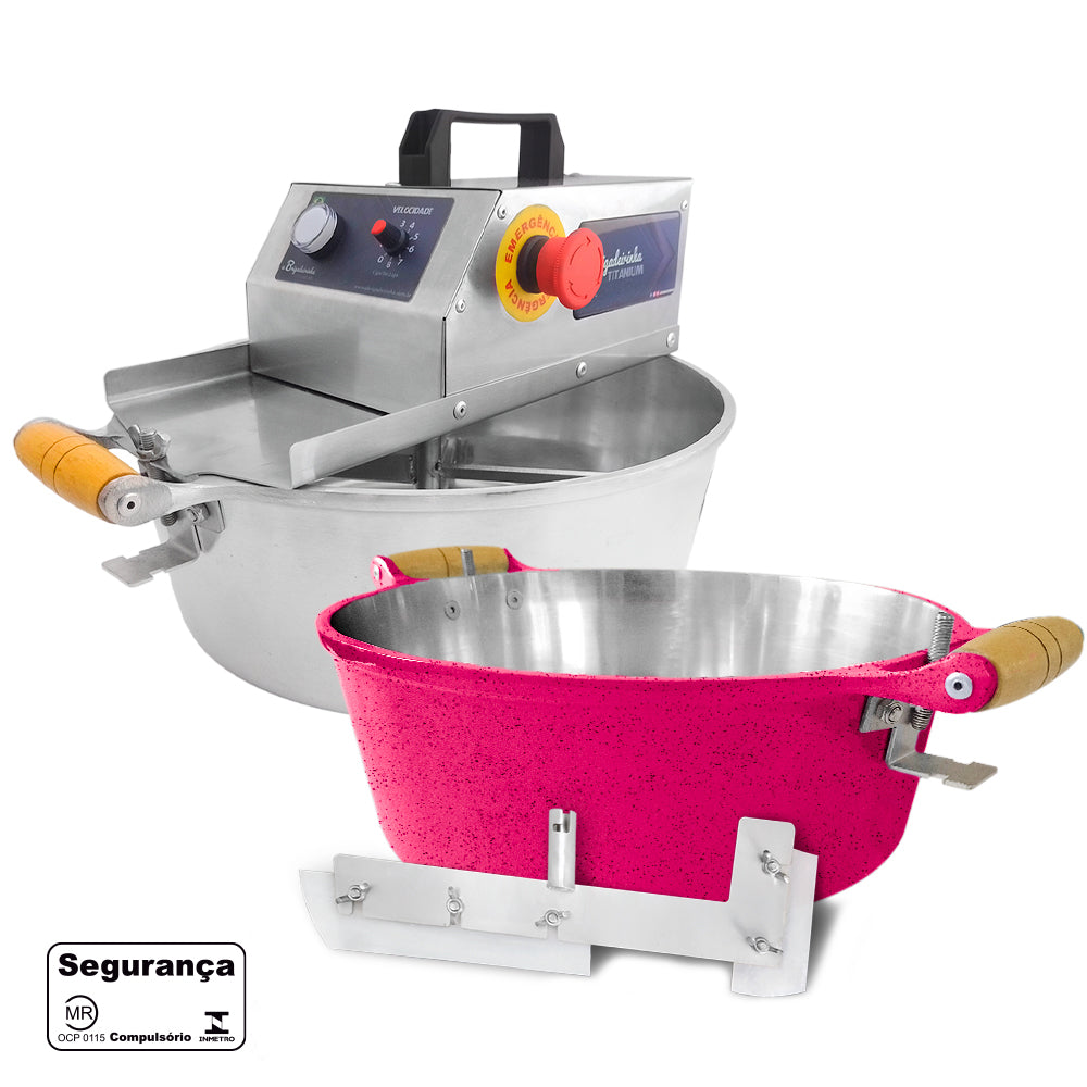 Panela para mexer salgado + doce 36 cm Titanium