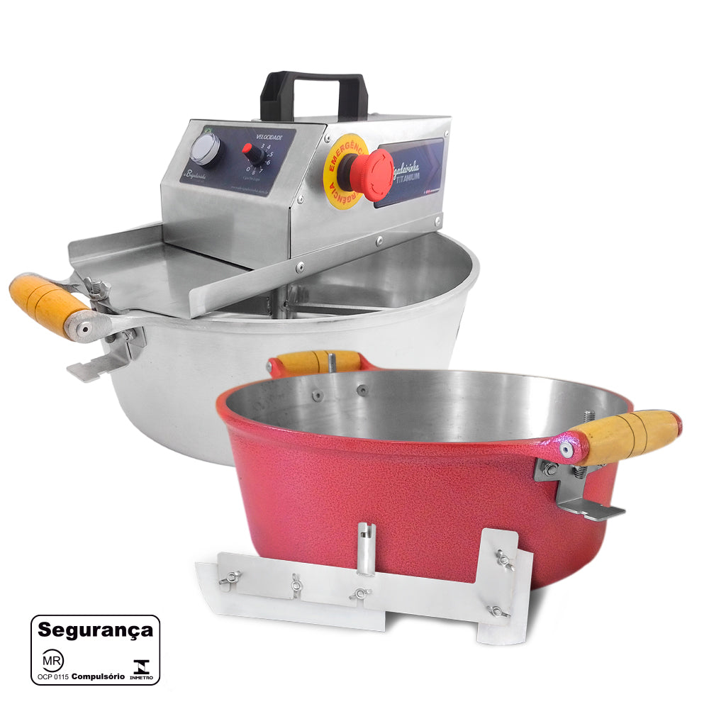 Panela para mexer salgado + doce 36 cm Titanium