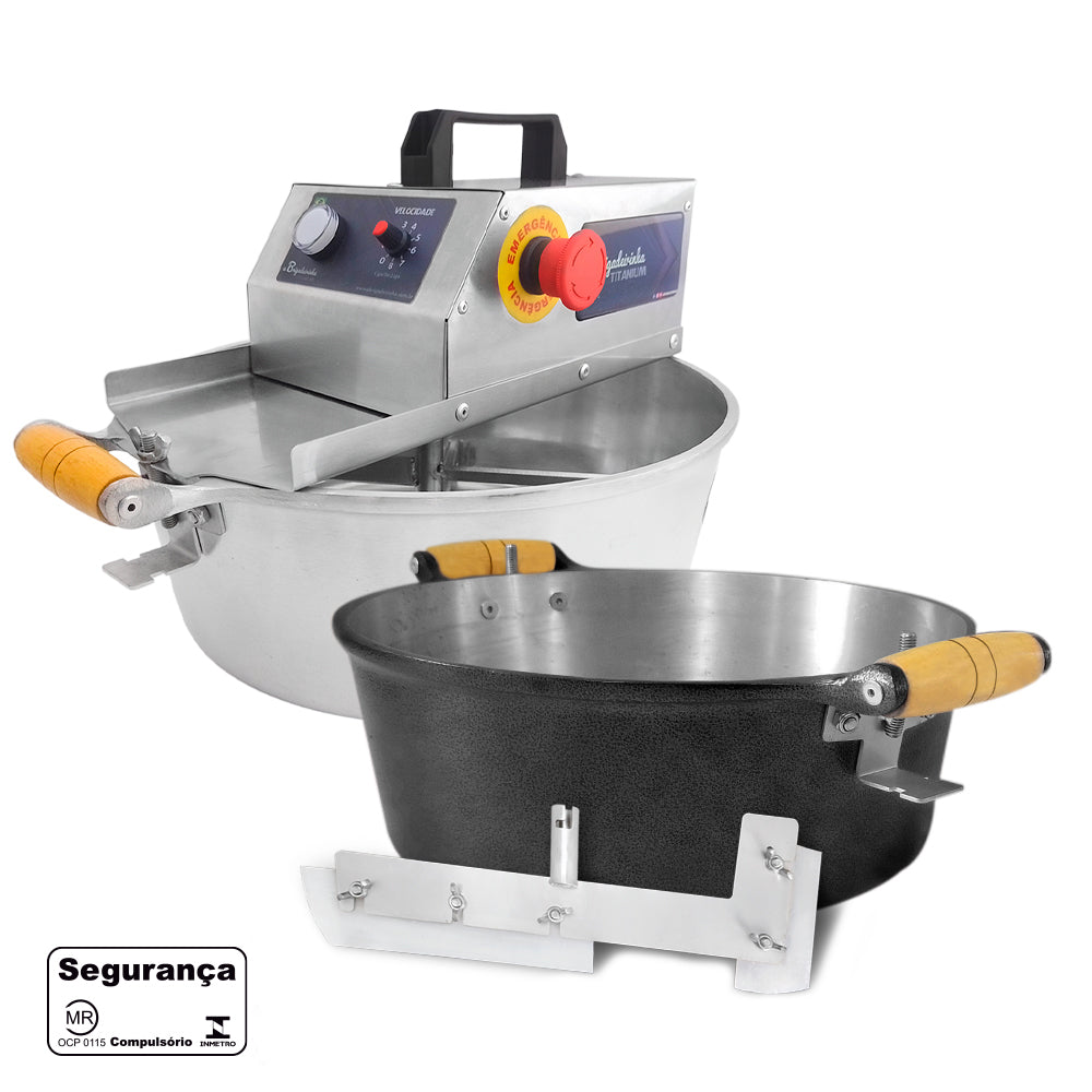 Panela para mexer salgado + doce 36 cm Titanium