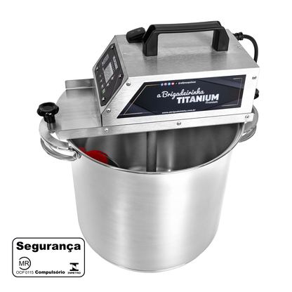 Panela para mexer doces Modelo Titanium Premium 28cm Caldeirão