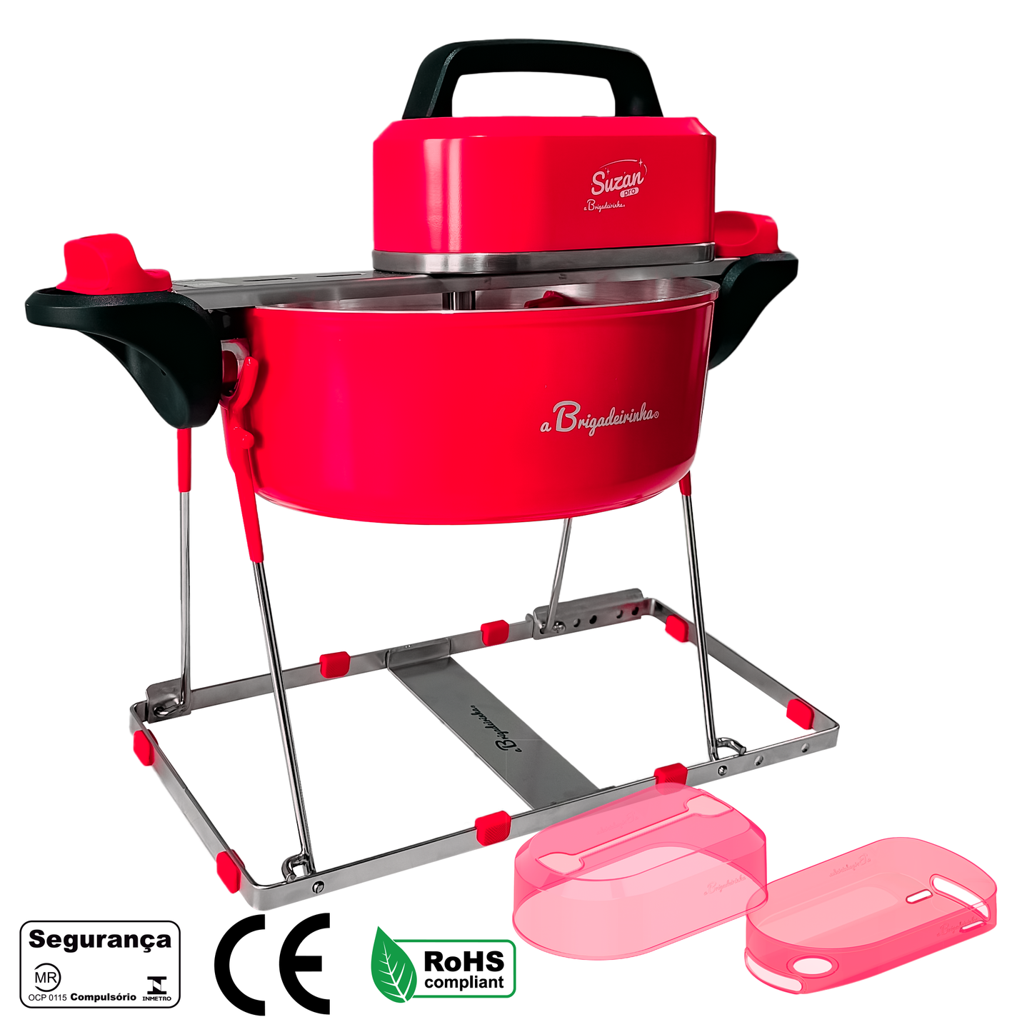 COMBO: SUZAN PRO 28 ROSA + SUPORTE + CAPAS