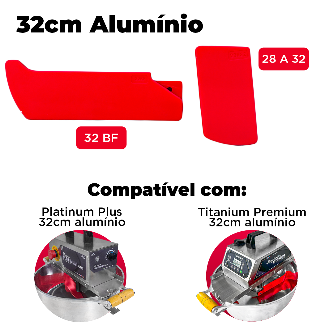 Silicone para Novo raspador - 24 cm à 36 cm
