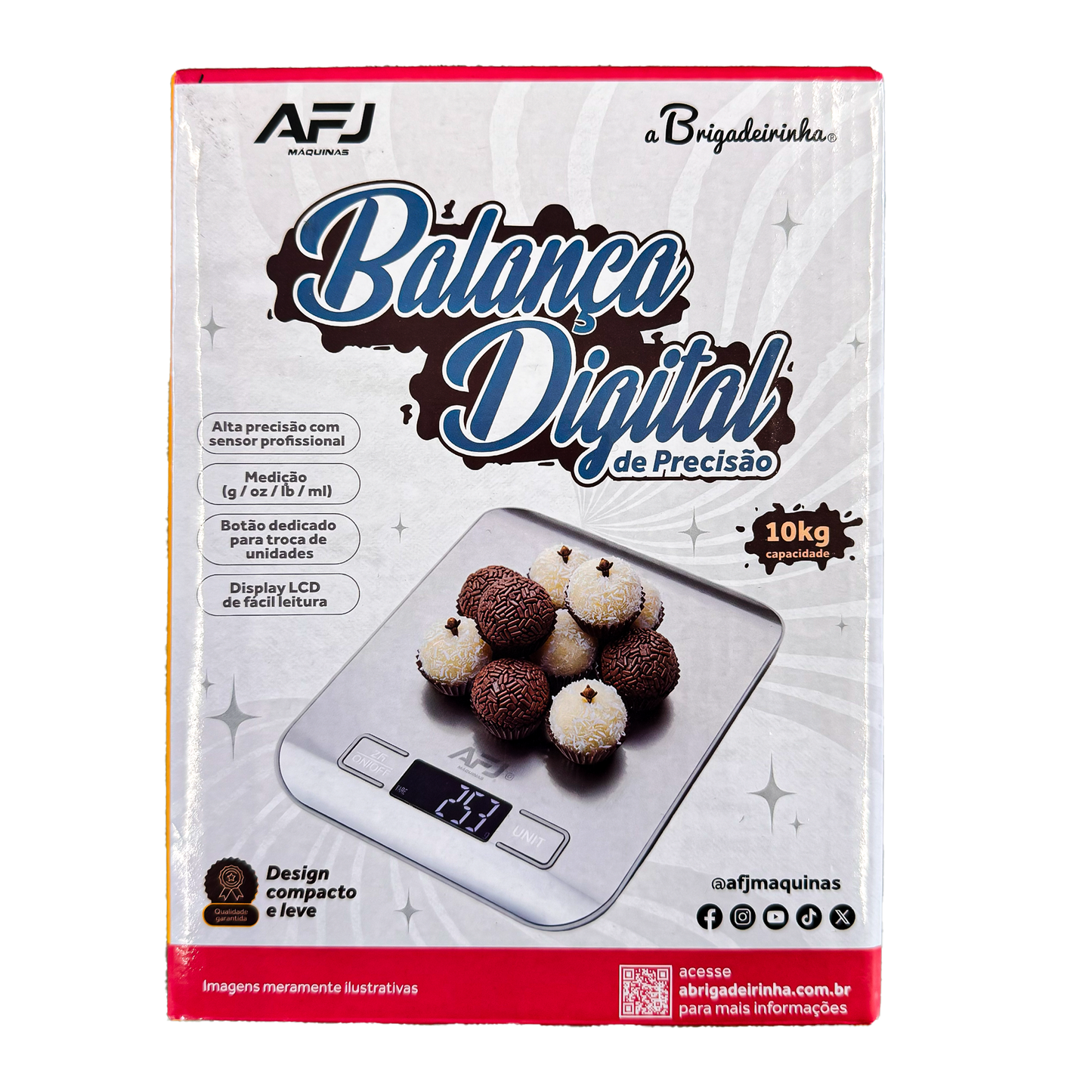 Balança digital de precisão AFJ