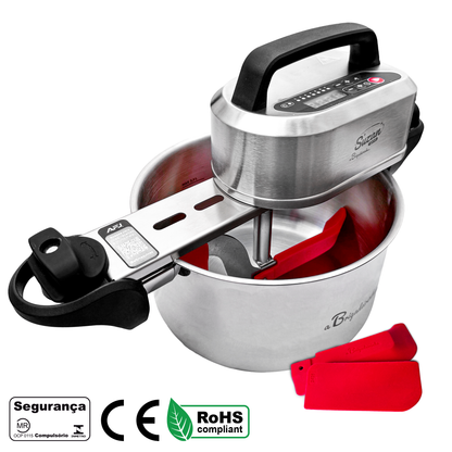 Panela para Mexer Doces Suzan Pro Inox 24cm