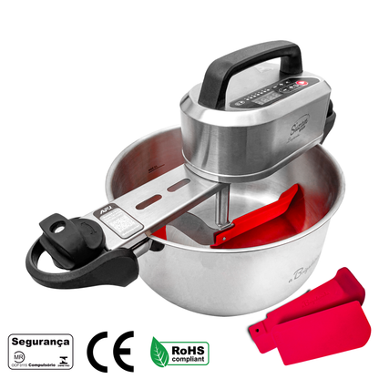 Panela para Mexer Doces Suzan Pro Inox 28cm