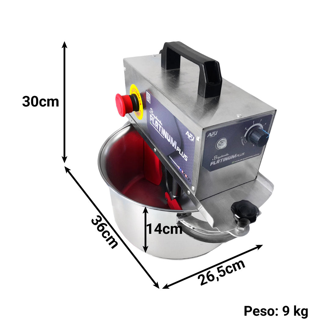 Panela para mexer doces - INOX 24 cm - Platinum PLUS