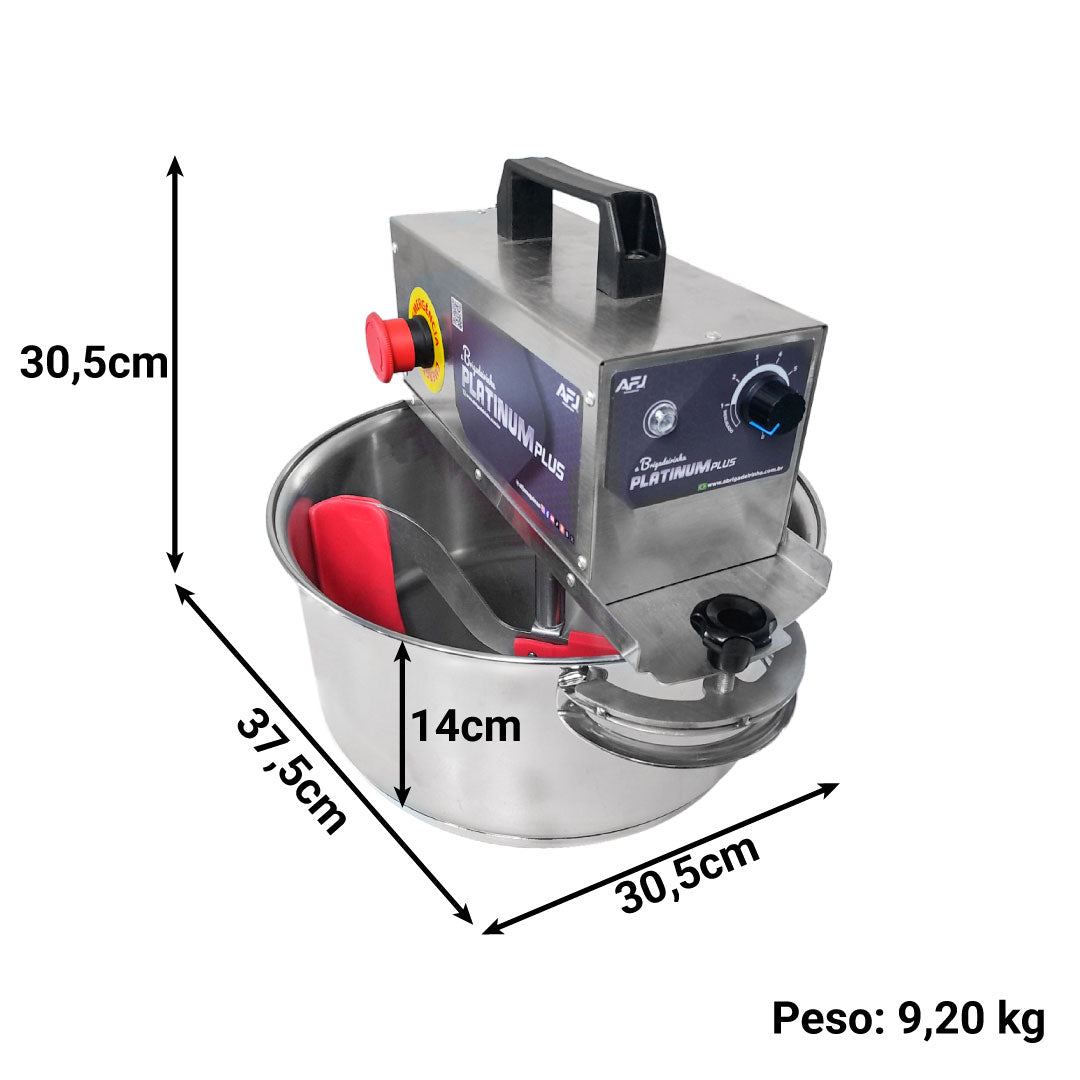 Panela para mexer doces - INOX 28 cm - Platinum PLUS