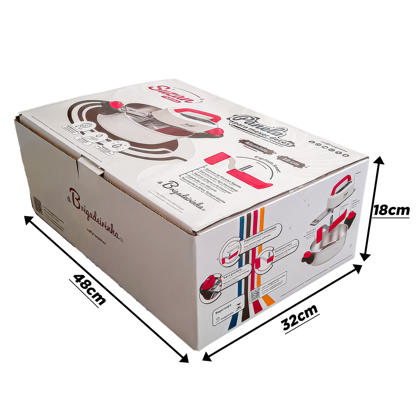 Panela para Mexer Doces Suzan Home Alumínio 28cm