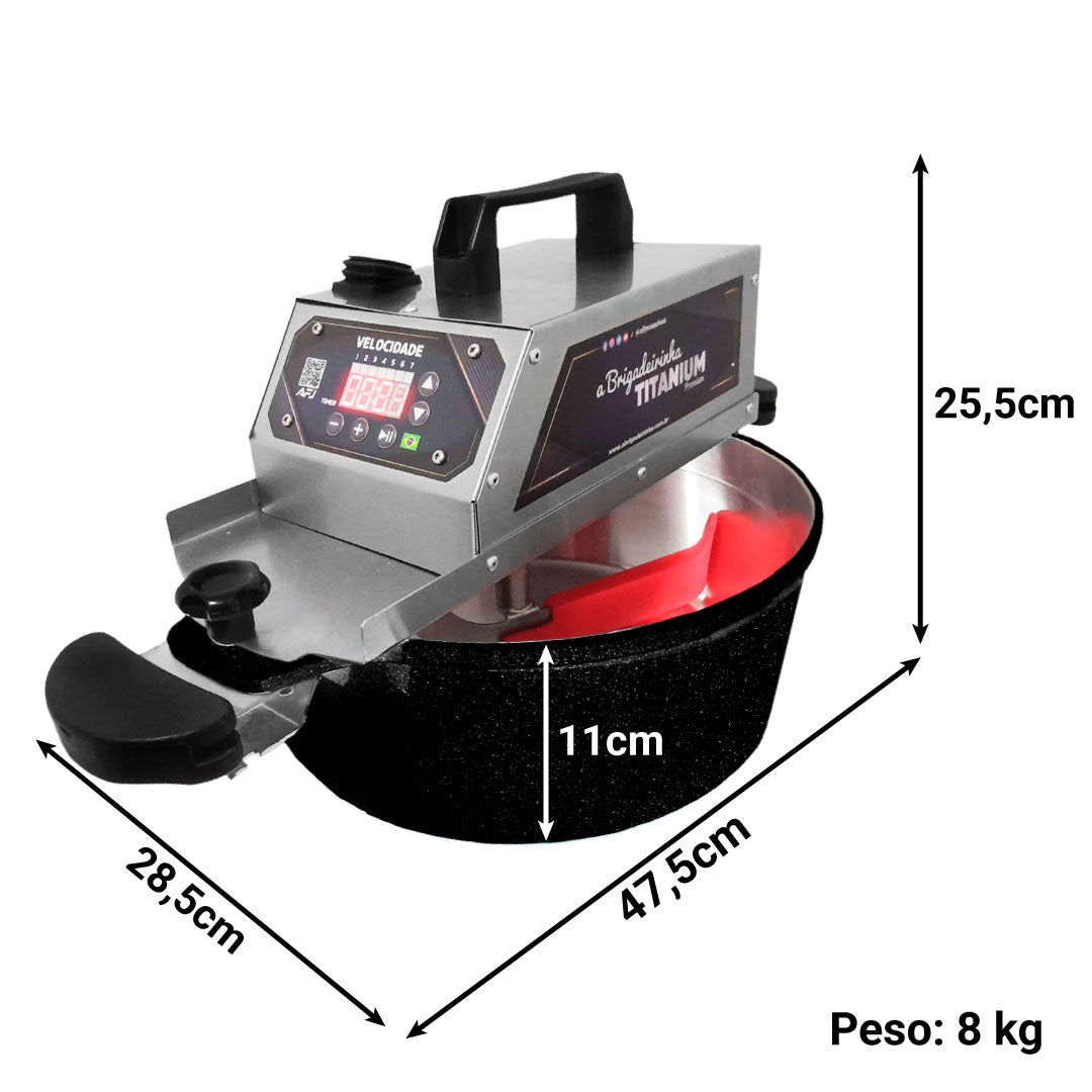 Panela para mexer doces - 28 cm - Titanium Premium