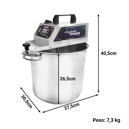 Panela para mexer doces Modelo Titanium Premium 28cm Caldeirão