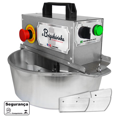 Panela para mexer doces 28 cm - Modelo Silver