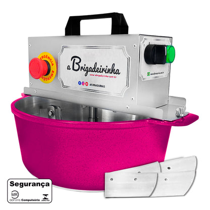 Panela para mexer doces 28 cm - Modelo Silver