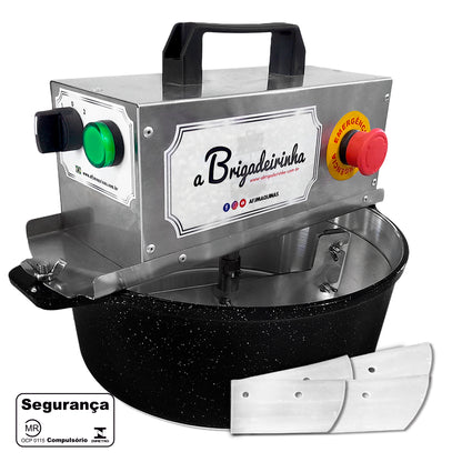 Panela para mexer doces 28 cm - Modelo Silver