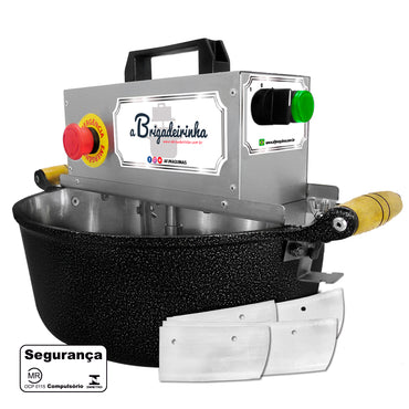 Panela para mexer doces 36 cm - Modelo Silver