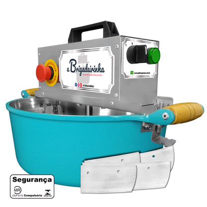 Panela para mexer doces 32 cm - Modelo Silver