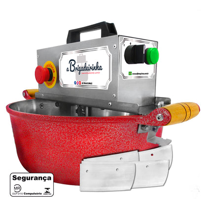 Panela para mexer doces 32 cm - Modelo Silver