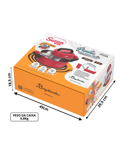 Panela para Mexer Doces Suzan Pro Alumínio 32cm