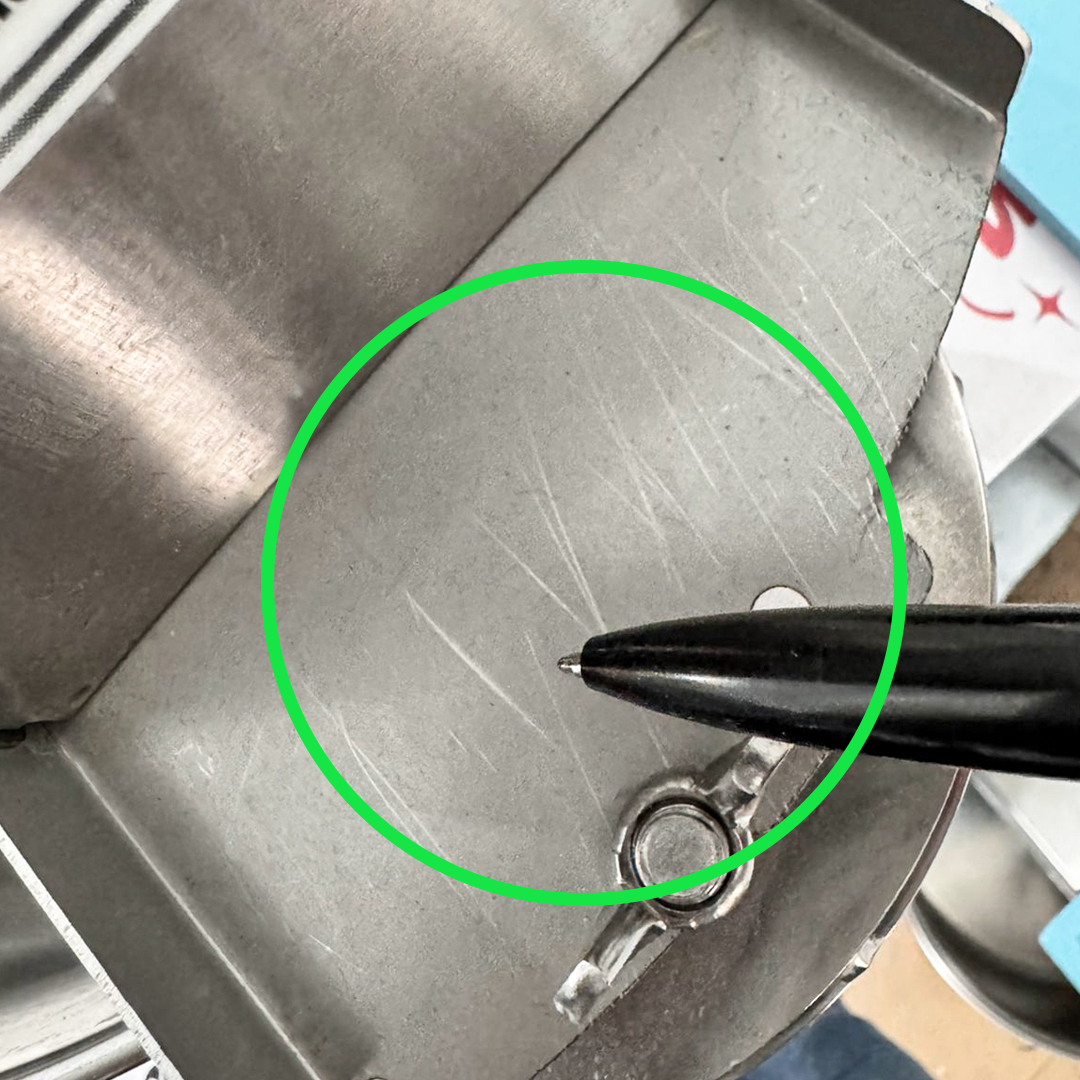 [Defeitos estéticos Nº43] Panela para mexer doces em aço INOX 28 CM - Modelo Platinum (Cópia)