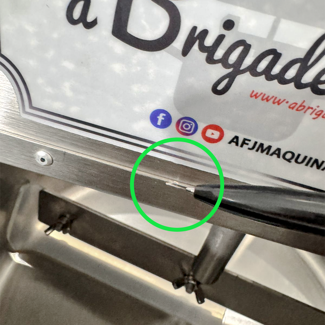 [Defeitos estéticos Nº47] Panela para mexer doces em aço INOX 28 CM - Modelo Platinum