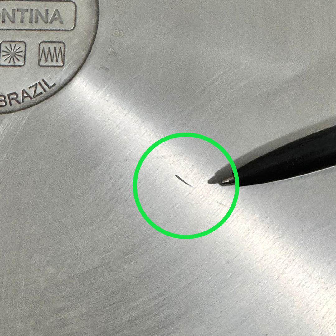 [Defeitos estéticos Nº50] Panela para mexer doces - INOX 28 cm - Titanium Premium