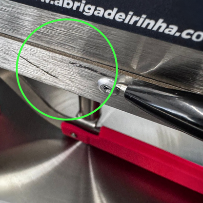 [Descontos estéticos N°79] Panela para mexer doces - INOX 28 cm - Titanium Premium