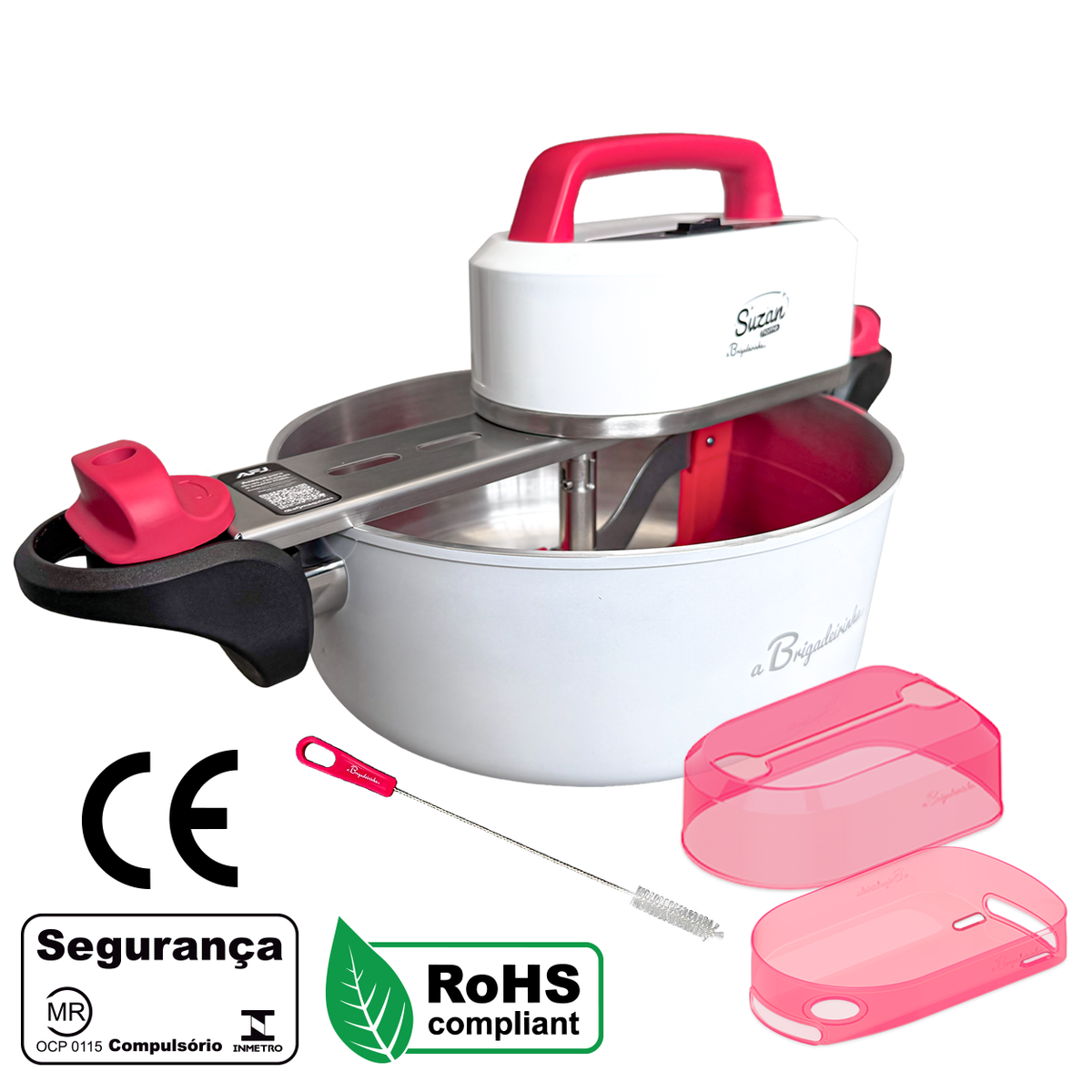 Panela para Mexer Doces Suzan Home Alumínio 28cm