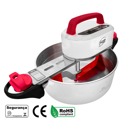 Panela para Mexer Doces Suzan Home Alumínio 28cm