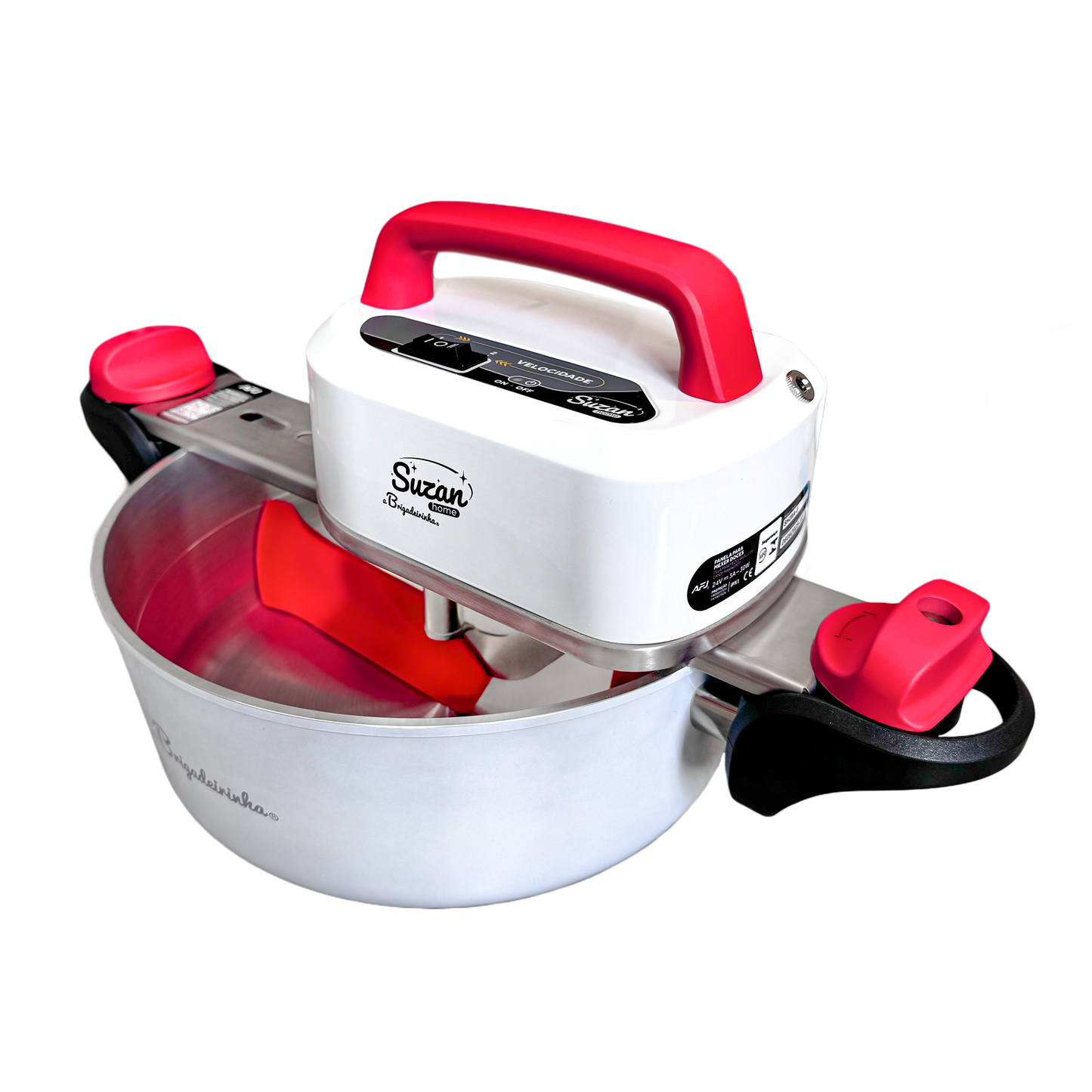 Panela para Mexer Doces Suzan Home Alumínio 28cm