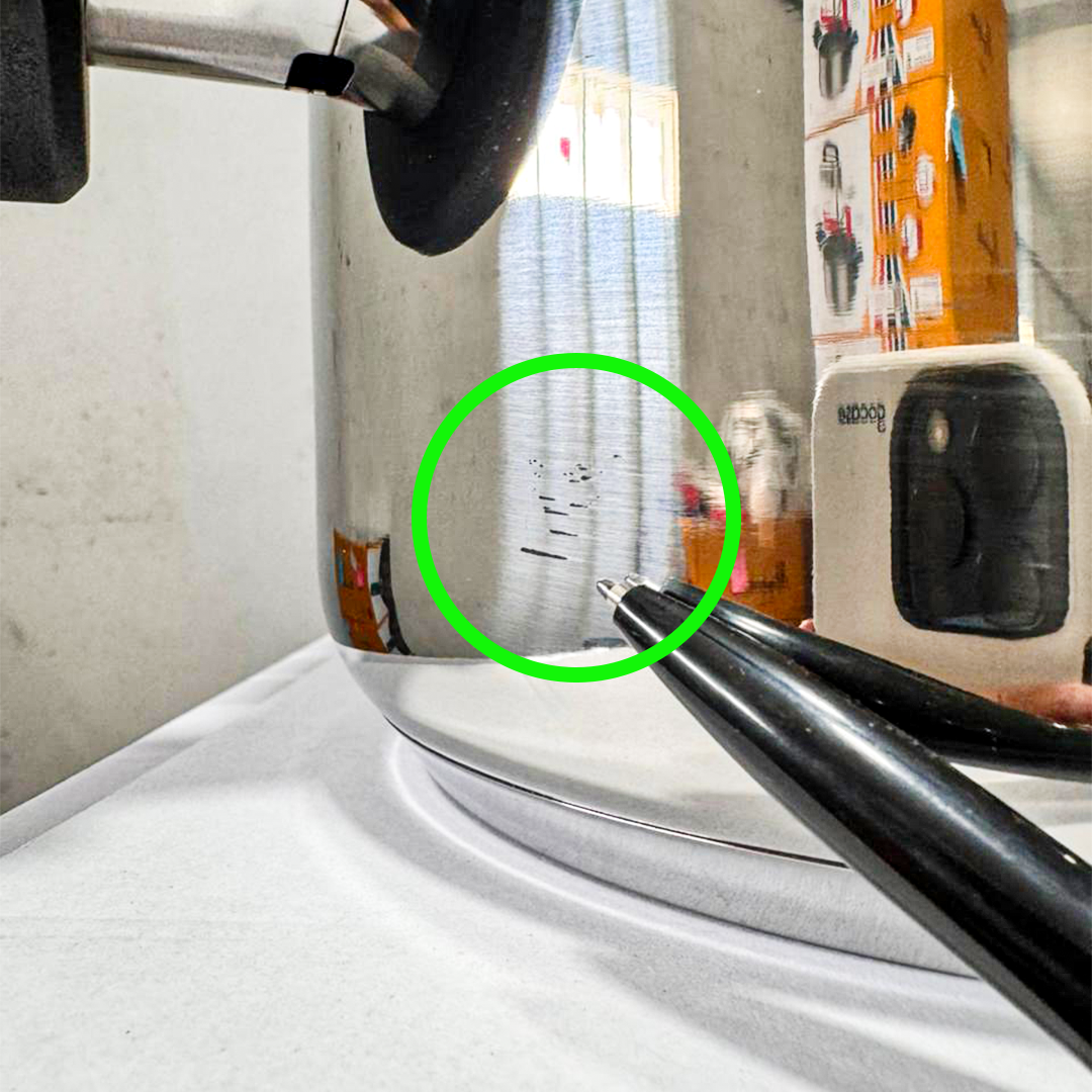 [Defeitos estéticos Nº32] Panela para Mexer Doces Suzan Pro Inox 24cm