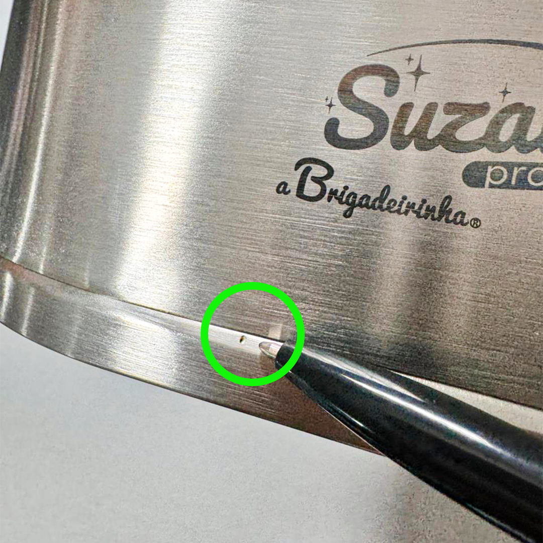 [Defeitos estéticos Nº33] Panela para Mexer Doces Suzan Pro Inox 24cm