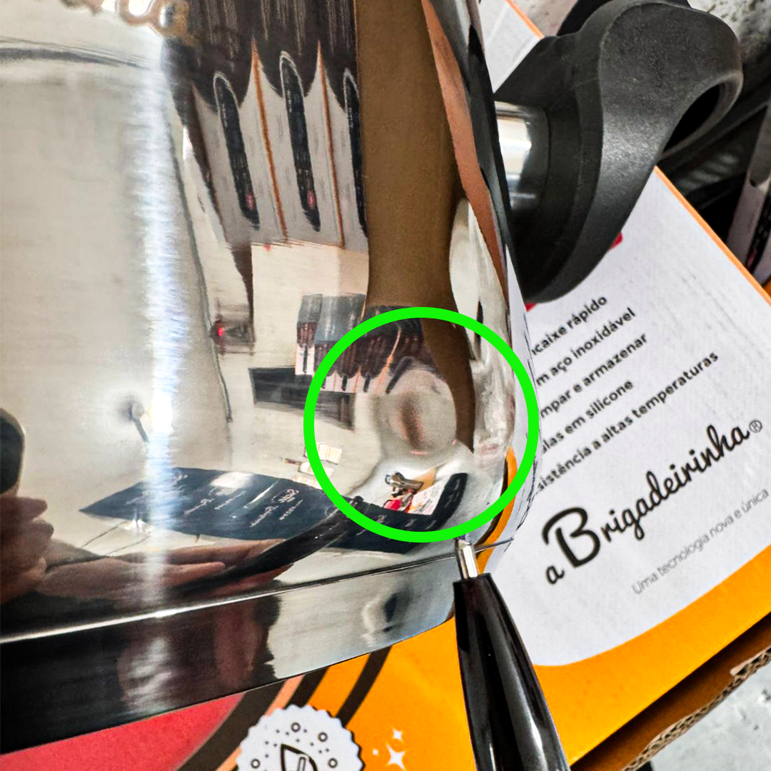 [Defeitos estéticos Nº17] Panela para Mexer Doces Suzan Pro Inox 24cm