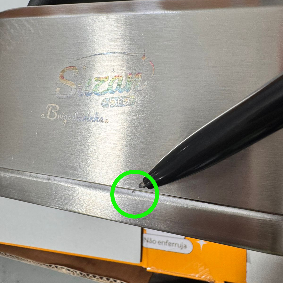 [Defeitos estéticos Nº41] Panela para Mexer Doces Suzan Pro Inox 24cm