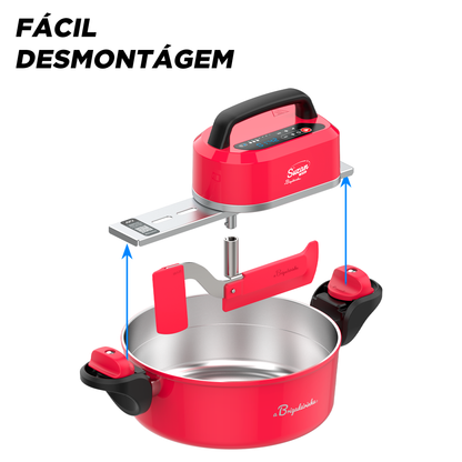 Panela para Mexer Doces Suzan Pro Alumínio 28cm